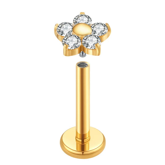 Piercing titane Flora